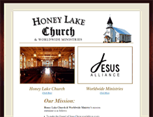Tablet Screenshot of honeylakechurch.com
